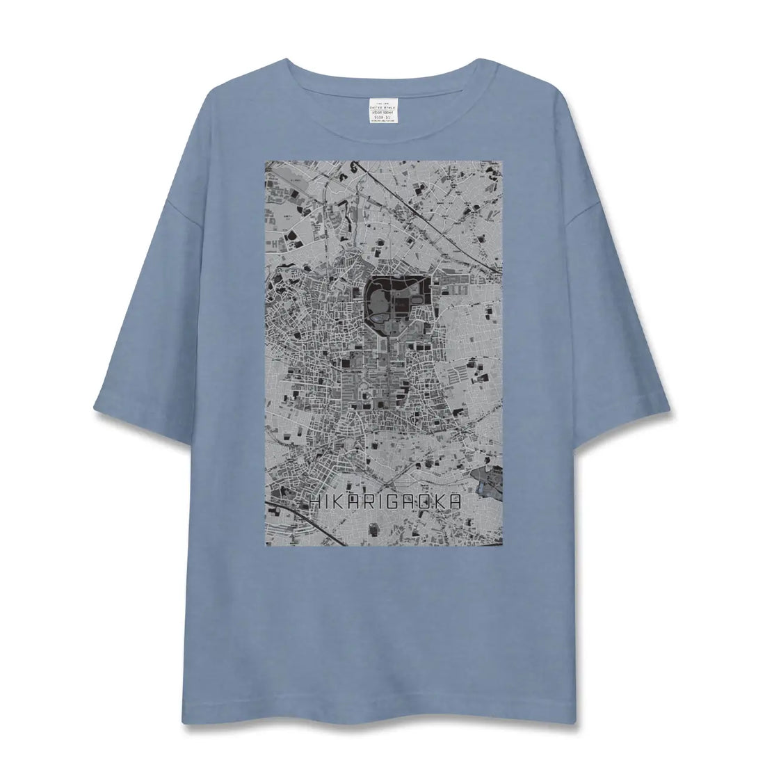 【光が丘（東京都）】地図柄ビッグシルエットTシャツ