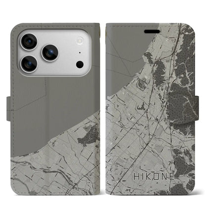 【彦根（滋賀県）】地図柄iPhoneケース（手帳タイプ）