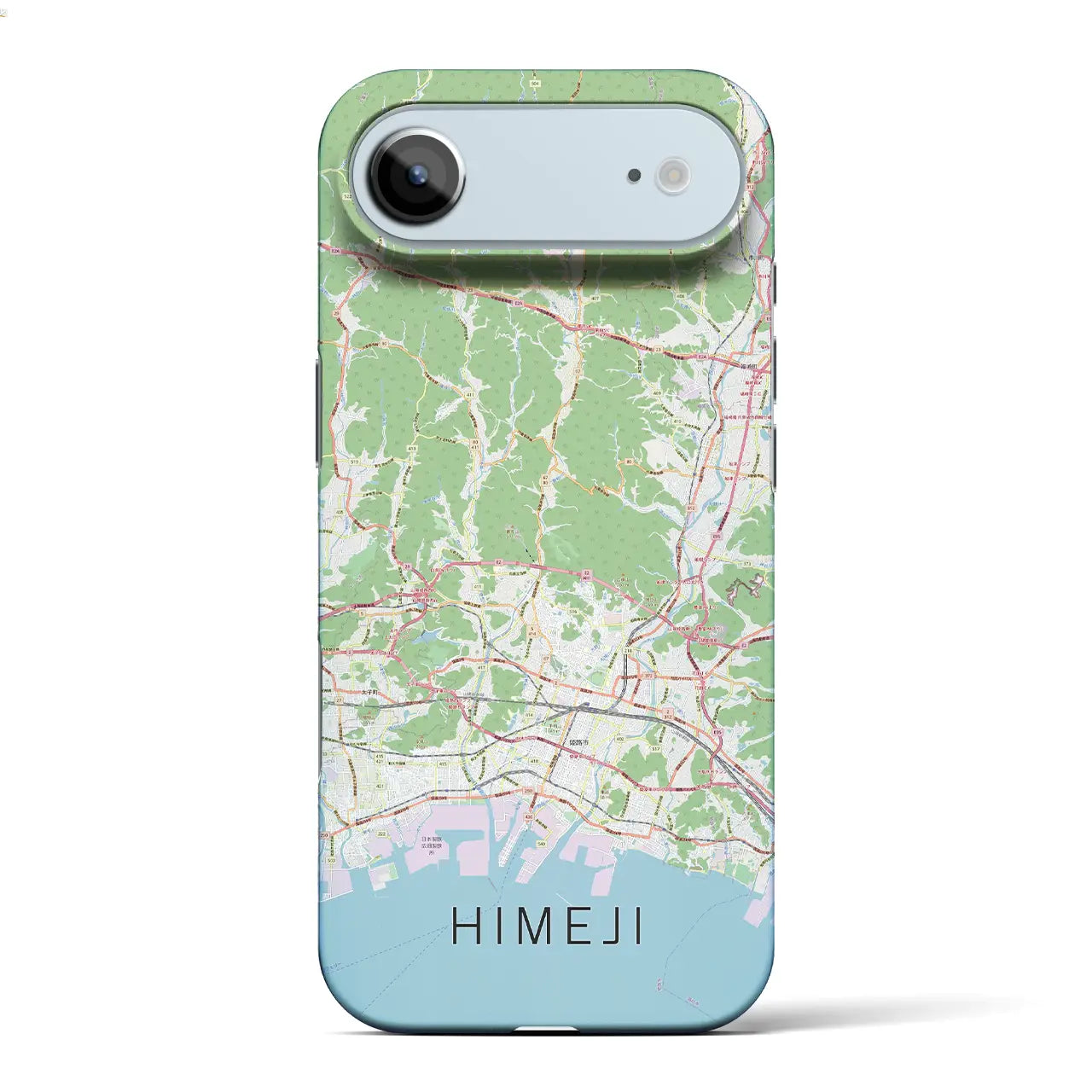 【姫路2（兵庫県）】地図柄iPhoneケース（バックカバータイプ）ナチュラル・iPhone 17 Pro Max 用