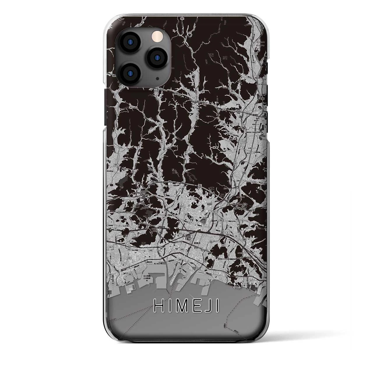 【姫路2（兵庫県）】地図柄iPhoneケース（クリアタイプ）