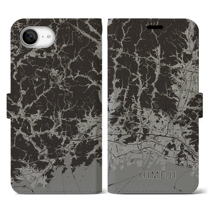 【姫路2（兵庫県）】地図柄iPhoneケース（手帳タイプ）