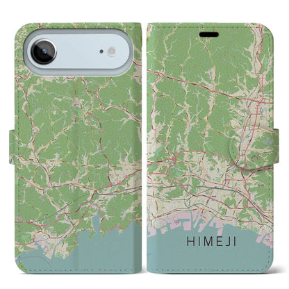 【姫路2（兵庫県）】地図柄iPhoneケース（手帳タイプ）