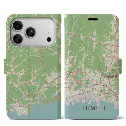 【姫路2（兵庫県）】地図柄iPhoneケース（手帳タイプ）