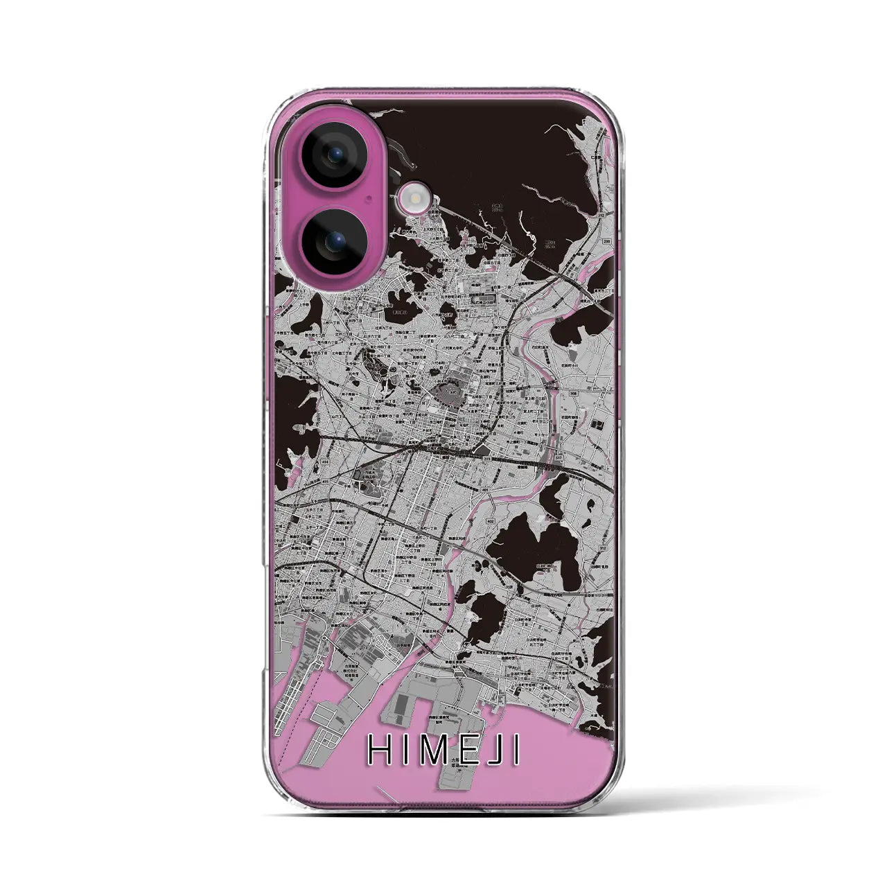 【姫路（兵庫県）】地図柄iPhoneケース（クリアタイプ）
