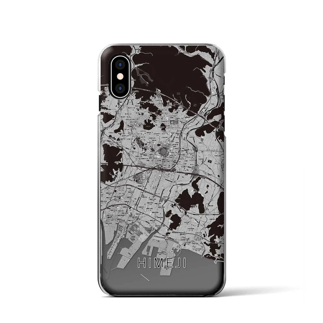 【姫路（兵庫県）】地図柄iPhoneケース（クリアタイプ）