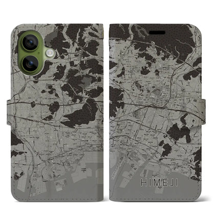 【姫路（兵庫県）】地図柄iPhoneケース（手帳タイプ）