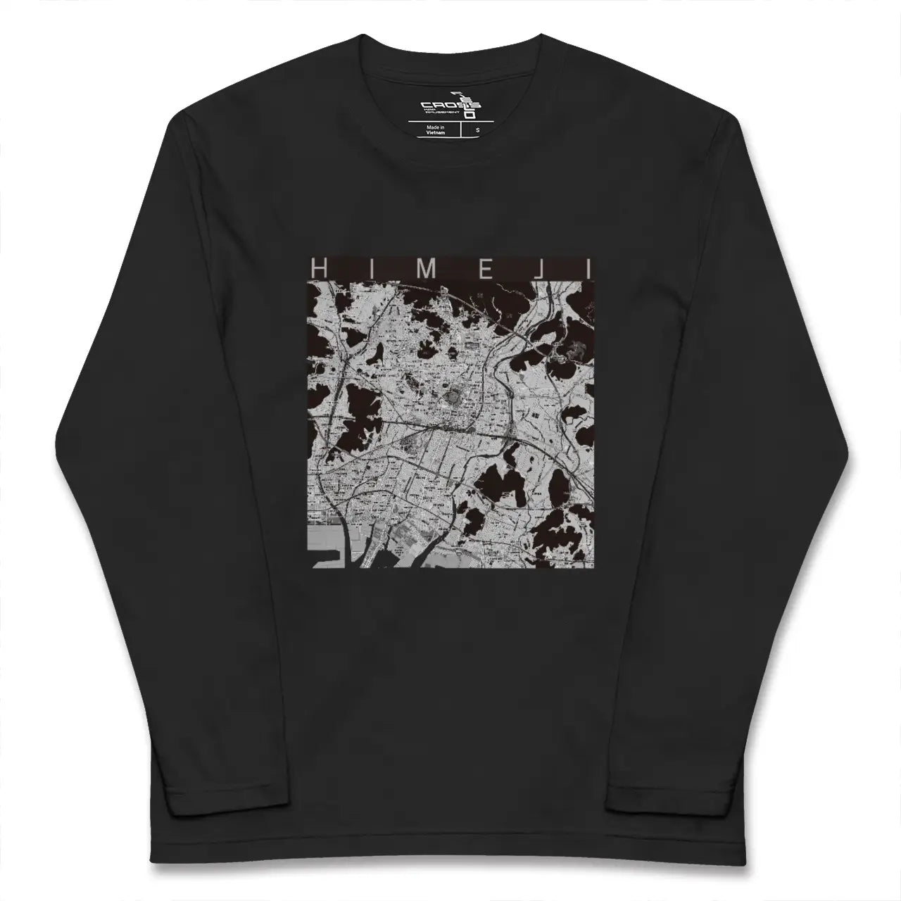 【姫路（兵庫県）】地図柄ロングスリーブTシャツ