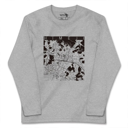 【姫路（兵庫県）】地図柄ロングスリーブTシャツ