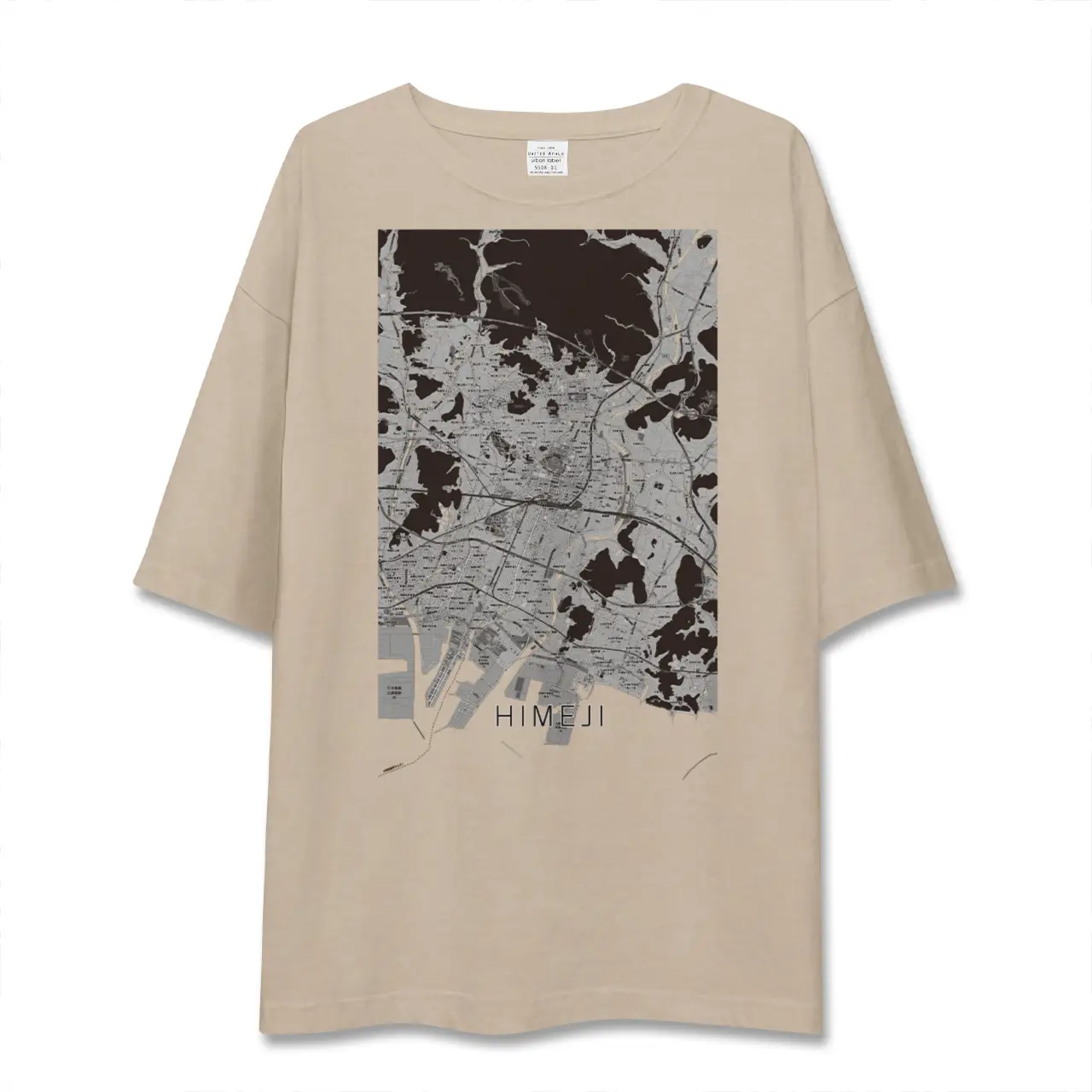【姫路（兵庫県）】地図柄ビッグシルエットTシャツ