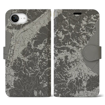 【氷見（富山県）】地図柄iPhoneケース（手帳タイプ）