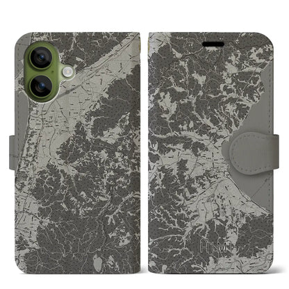 【氷見（富山県）】地図柄iPhoneケース（手帳タイプ）