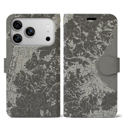 【氷見（富山県）】地図柄iPhoneケース（手帳タイプ）