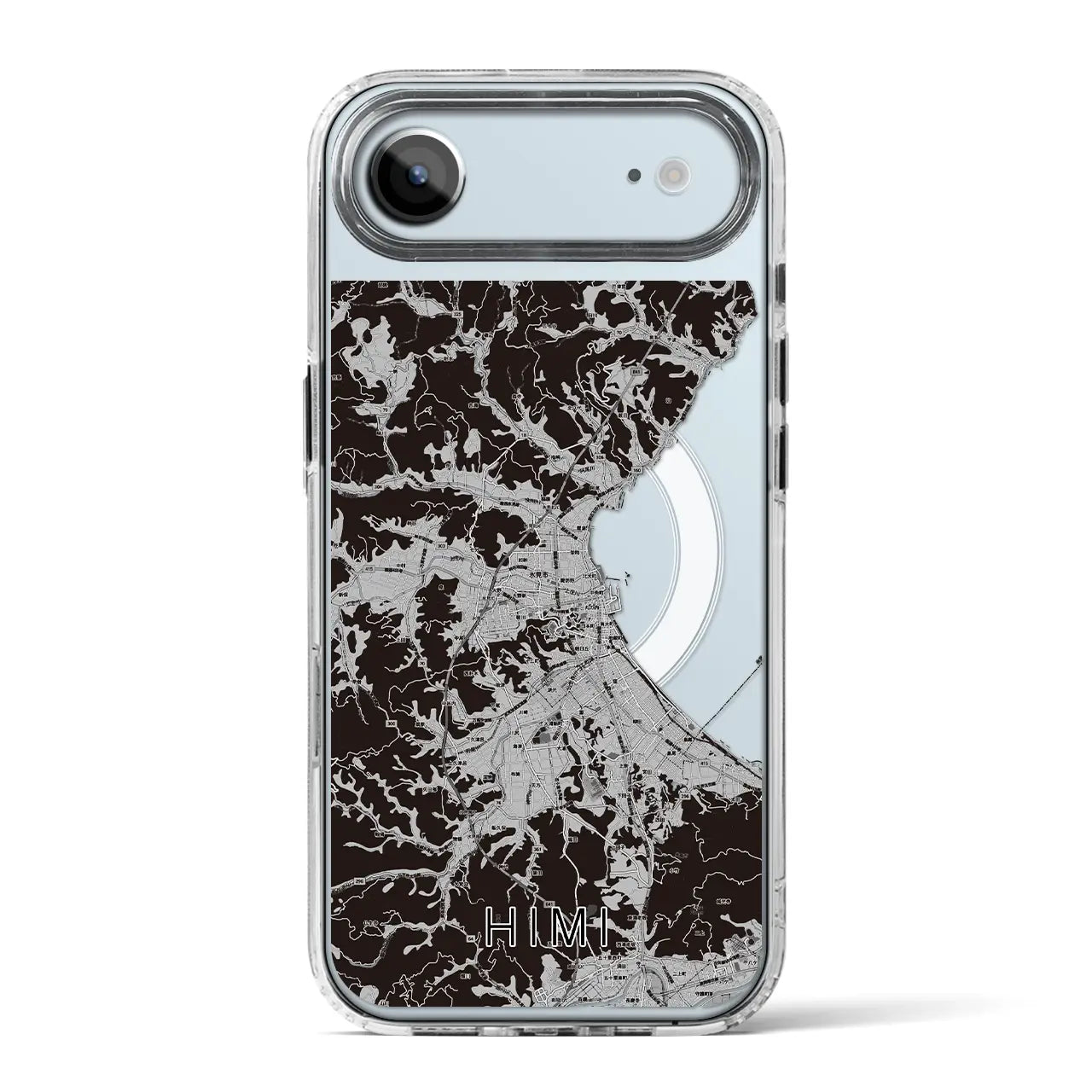 【氷見（富山県）】地図柄iPhoneケース（MagSafeタイプ）