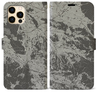 【日野（滋賀県）】地図柄iPhoneケース（手帳タイプ）