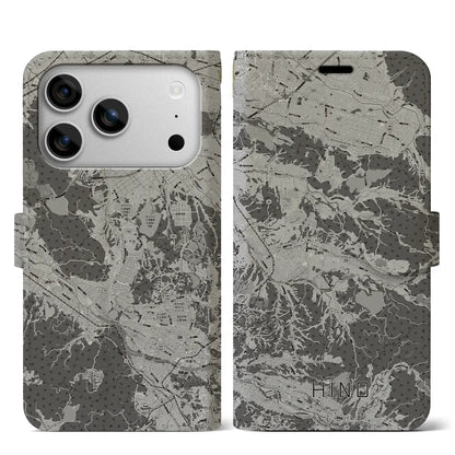 【日野（滋賀県）】地図柄iPhoneケース（手帳タイプ）