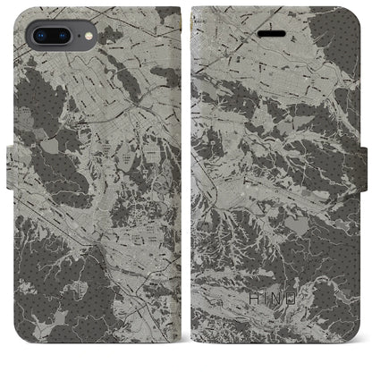 【日野（滋賀県）】地図柄iPhoneケース（手帳タイプ）