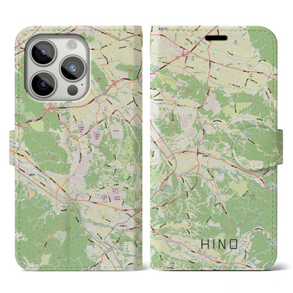 【日野（滋賀県）】地図柄iPhoneケース（手帳タイプ）