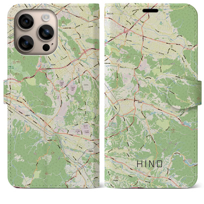 【日野（滋賀県）】地図柄iPhoneケース（手帳タイプ）