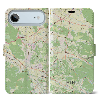 【日野（滋賀県）】地図柄iPhoneケース（手帳タイプ）