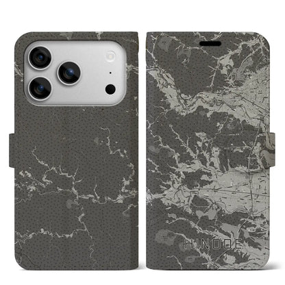 【日の出（東京都）】地図柄iPhoneケース（手帳タイプ）