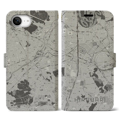 【平針（愛知県）】地図柄iPhoneケース（手帳タイプ）