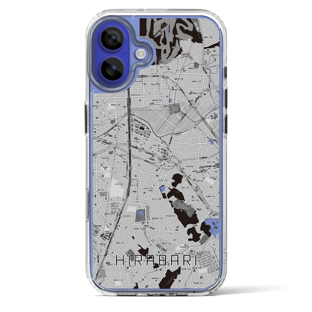 【平針（愛知県）】地図柄iPhoneケース（MagSafeタイプ）