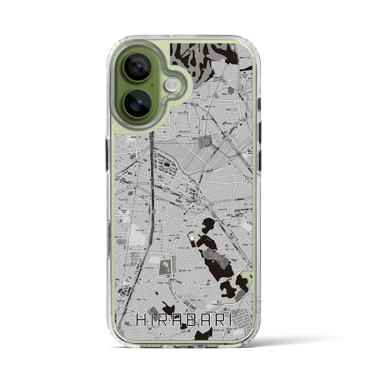 【平針（愛知県）】地図柄iPhoneケース（MagSafeタイプ）