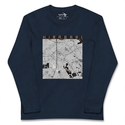 【平針（愛知県）】地図柄ロングスリーブTシャツ