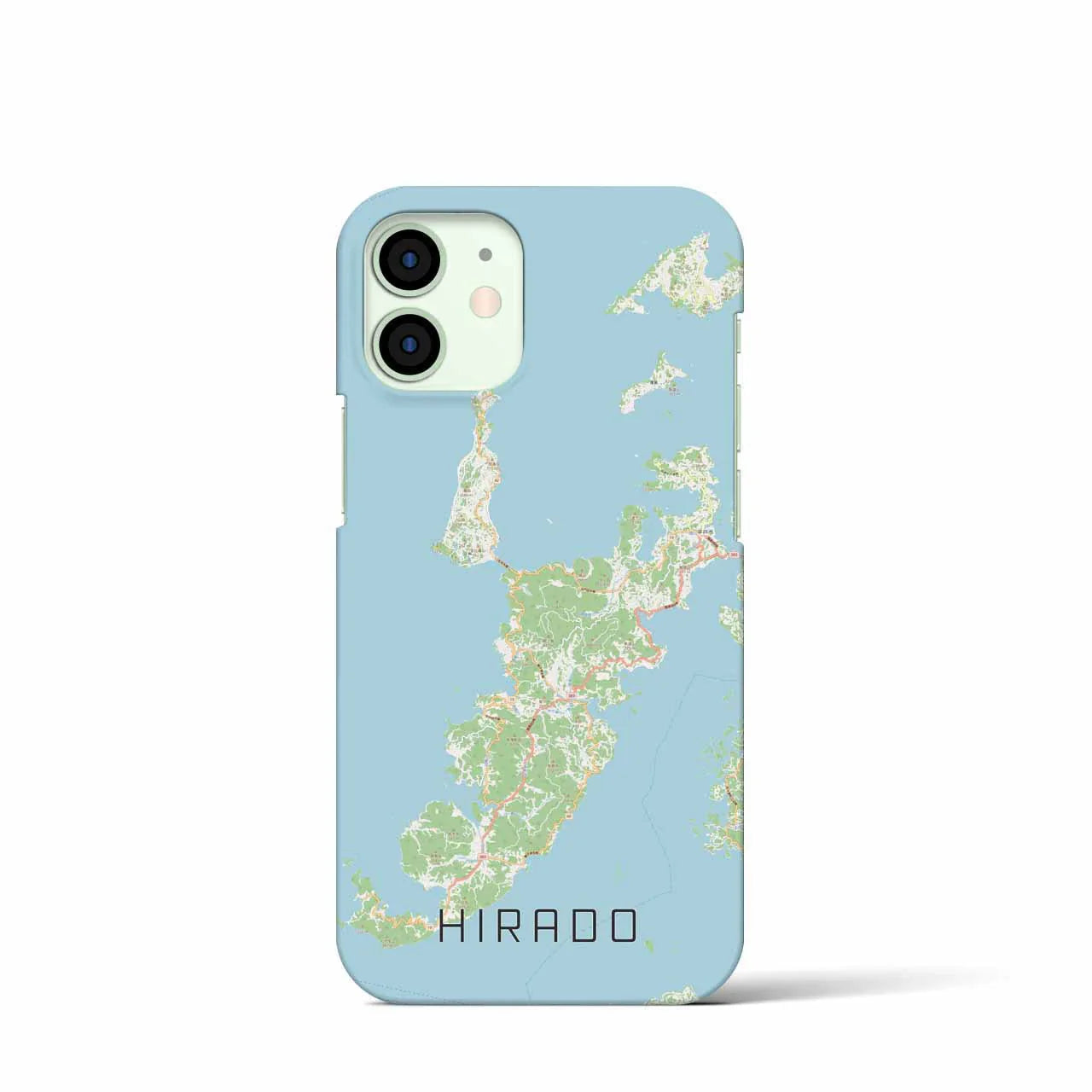 【平戸（長崎県）】地図柄iPhoneケース（バックカバータイプ）