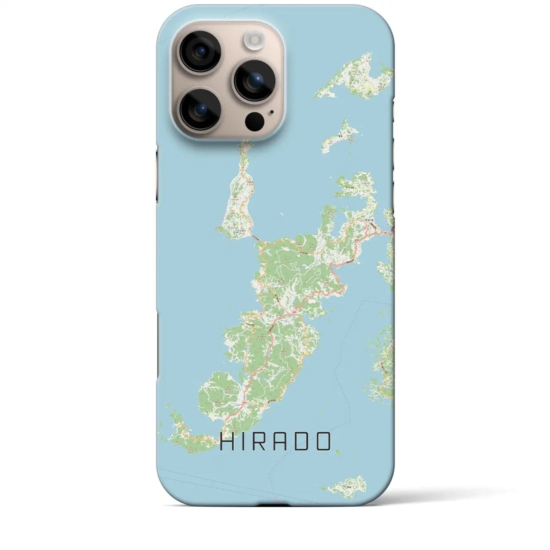 【平戸(長崎県)】地図柄iPhoneケース(バックカバータイプ)