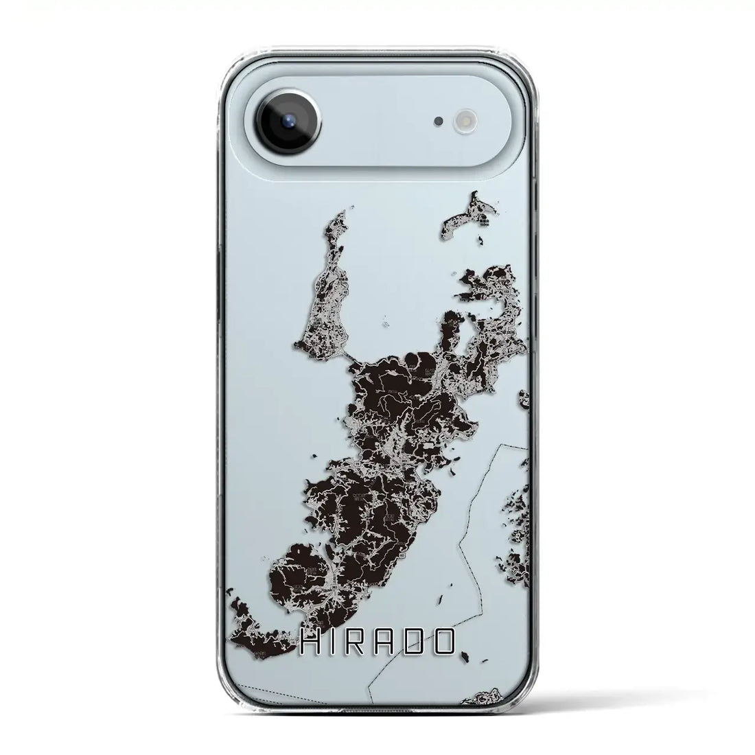 【平戸（長崎県）】地図柄iPhoneケース（クリアタイプ）