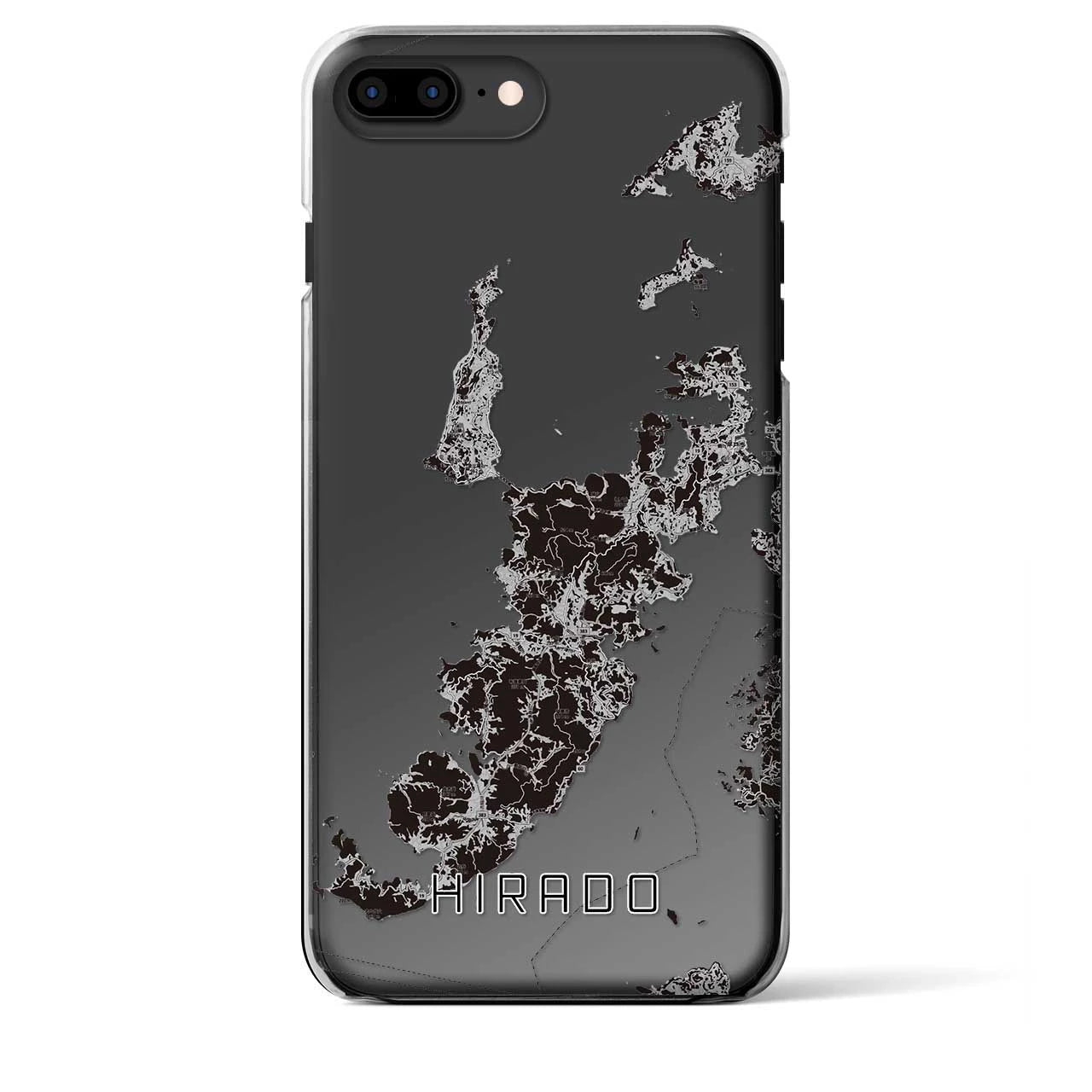 【平戸（長崎県）】地図柄iPhoneケース（クリアタイプ）