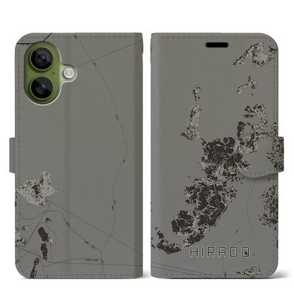 【平戸（長崎県）】地図柄iPhoneケース（手帳タイプ）