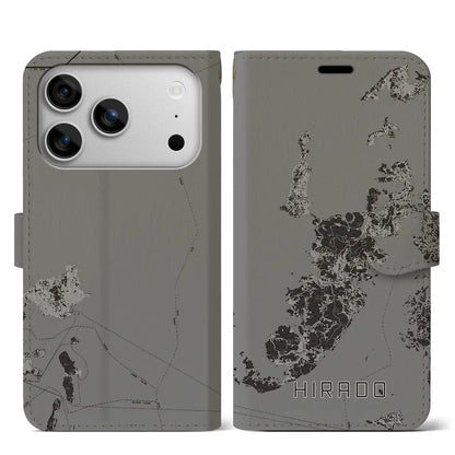 【平戸（長崎県）】地図柄iPhoneケース（手帳タイプ）