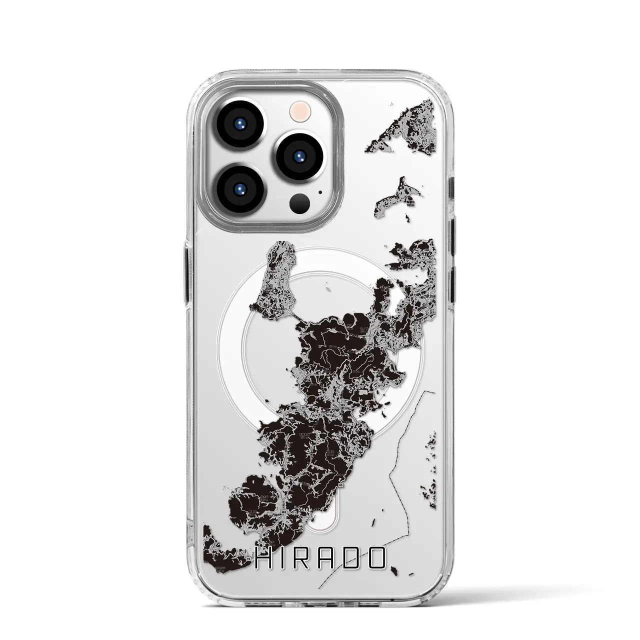 【平戸（長崎県）】地図柄iPhoneケース（MagSafeタイプ）