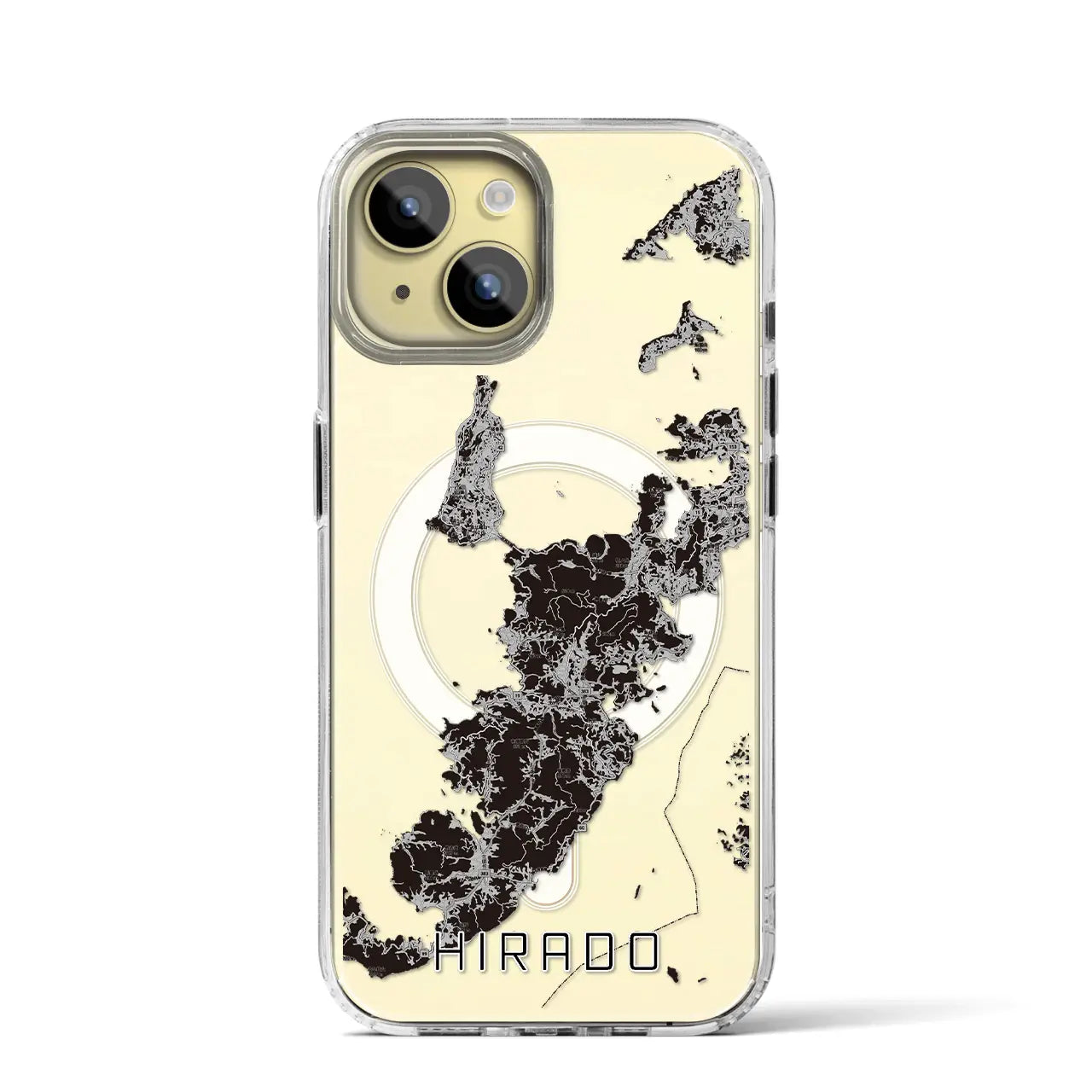 【平戸（長崎県）】地図柄iPhoneケース（MagSafeタイプ）