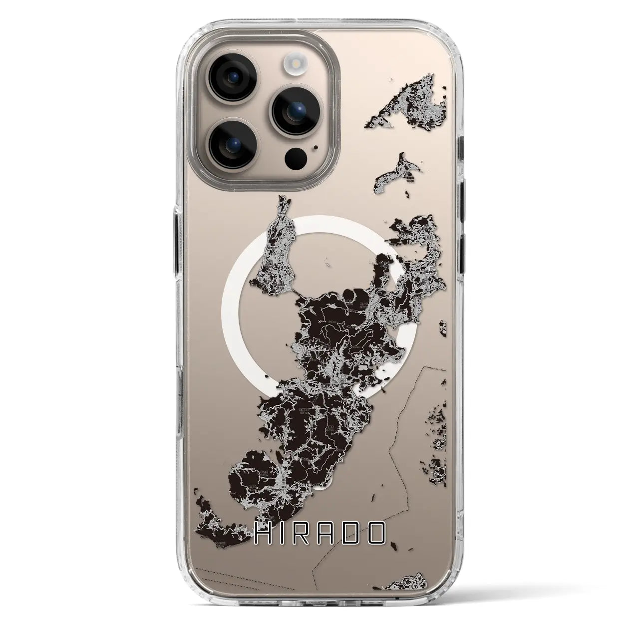 【平戸（長崎県）】地図柄iPhoneケース（MagSafeタイプ）