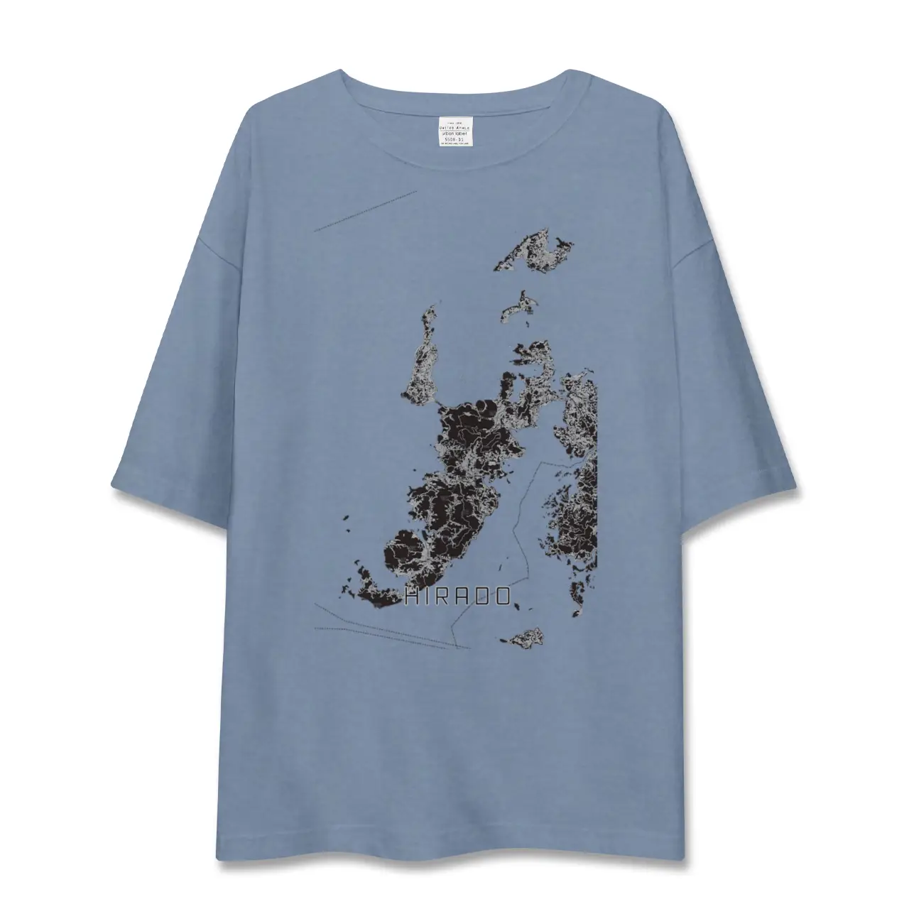 【平戸（長崎県）】地図柄ビッグシルエットTシャツ