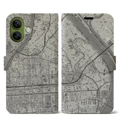 【平井（東京都）】地図柄iPhoneケース（手帳タイプ）