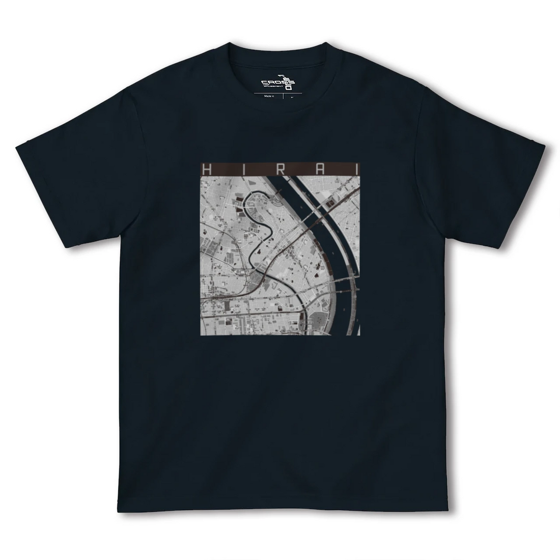 【平井(東京都)】地図柄ヘビーウェイトTシャツ