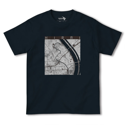 【平井（東京都）】地図柄ヘビーウェイトTシャツ