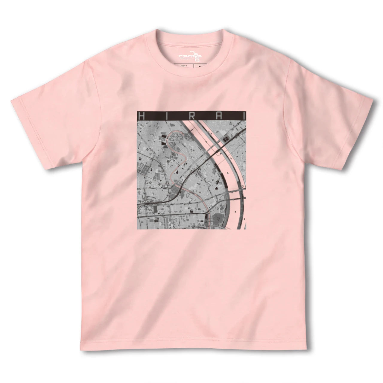 【平井（東京都）】地図柄ヘビーウェイトTシャツ