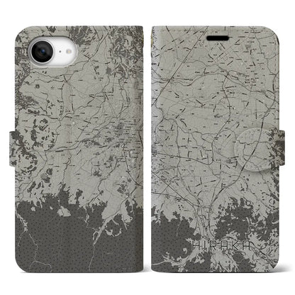 【平賀（青森県）】地図柄iPhoneケース（手帳タイプ）