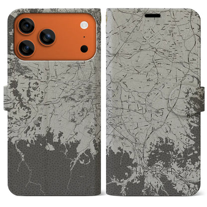 【平賀（青森県）】地図柄iPhoneケース（手帳タイプ）