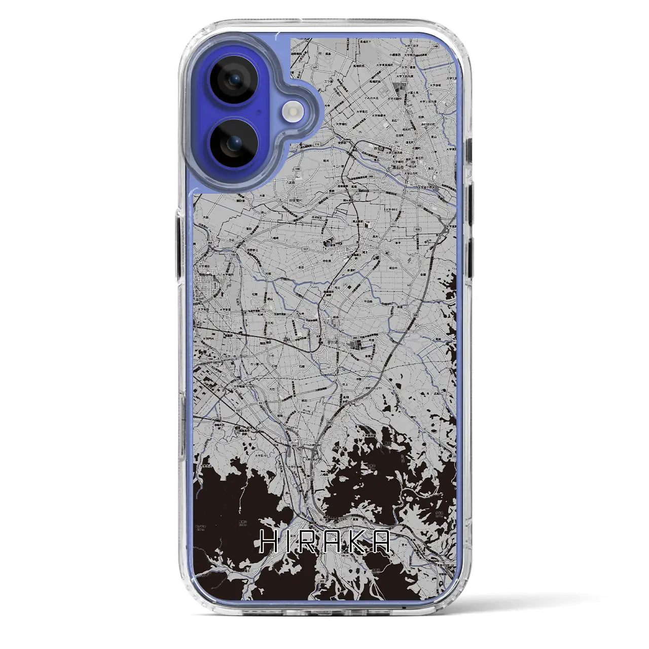 【平賀（青森県）】地図柄iPhoneケース（MagSafeタイプ）