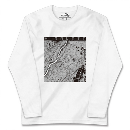 【枚方（大阪府）】地図柄ロングスリーブTシャツ