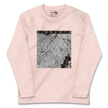【枚方（大阪府）】地図柄ロングスリーブTシャツ
