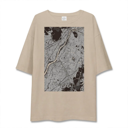 【枚方（大阪府）】地図柄ビッグシルエットTシャツ