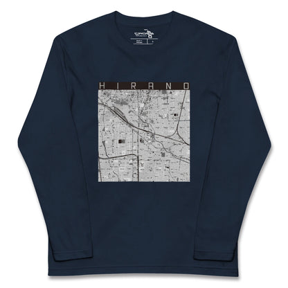 【平野（大阪府）】地図柄ロングスリーブTシャツ