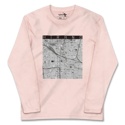 【平野（大阪府）】地図柄ロングスリーブTシャツ